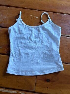 White Spaghetti Strap Tank Top - Classic Women's Camisole